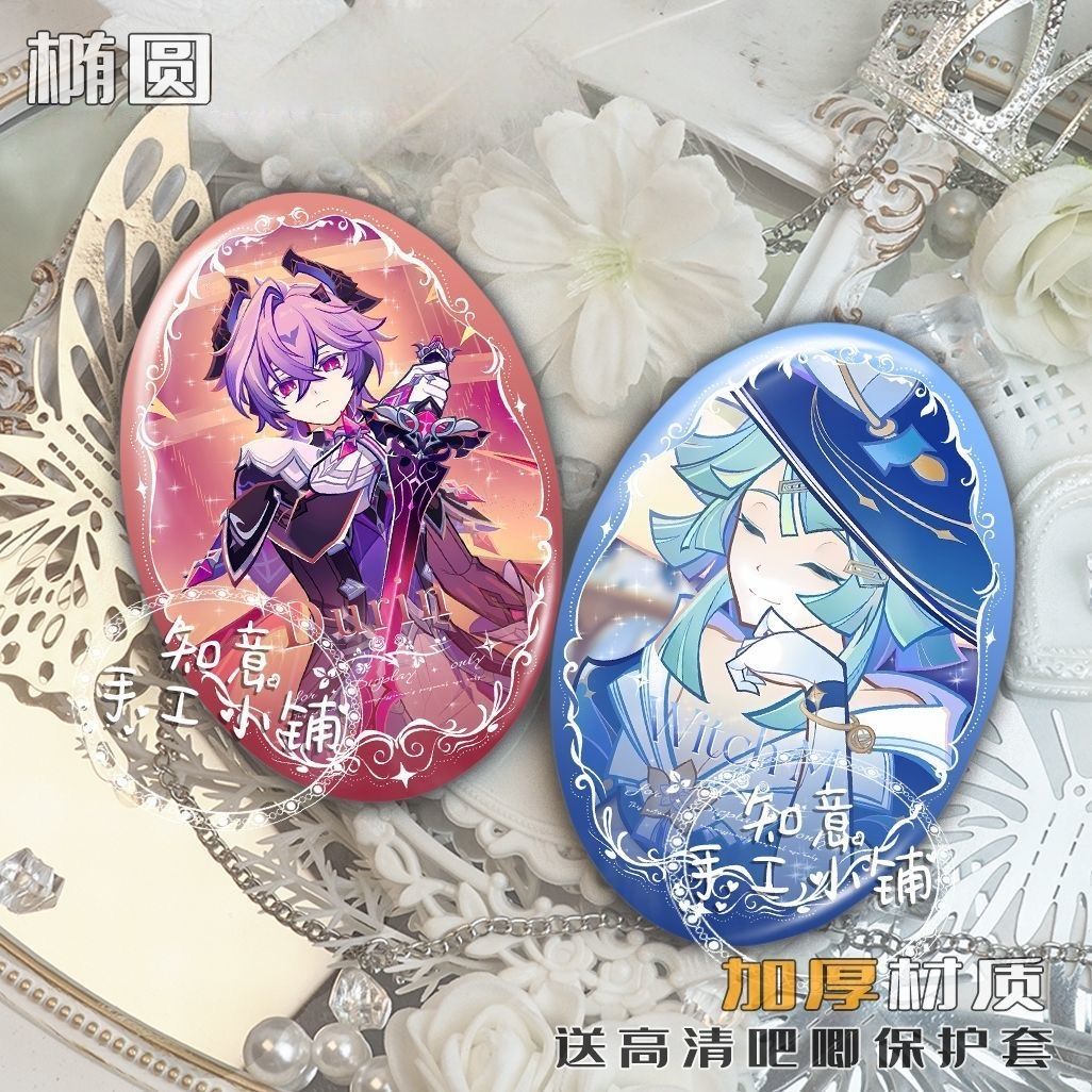 Anime Cosplay Anya - 2 Piezas/Juego de Insignias de Anime