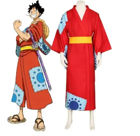 Anime Cosplay Luffy - Disfraz de Cosplay de Anime Luffy,