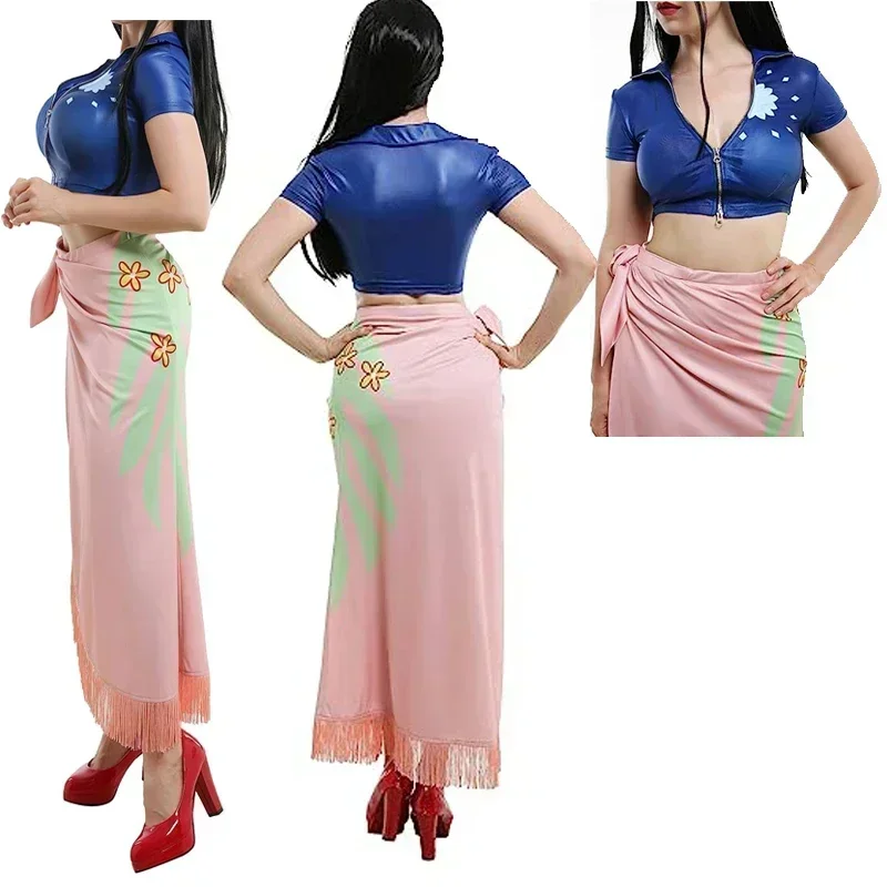 Anime Cosplay Nico Robin - Disfraz de Nico Robin, disfraz de