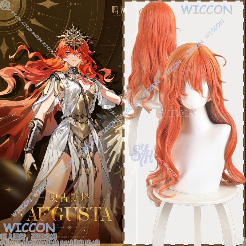 Anime Cosplay Orange Hair - Juego de Anime Wuthering Waves Cosplay