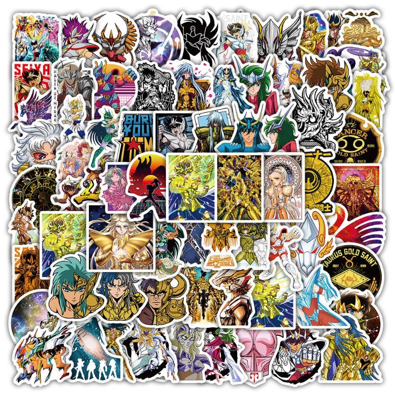 Anime Cosplay Diy - 101 Pegatinas de Anime Saint Seiya,