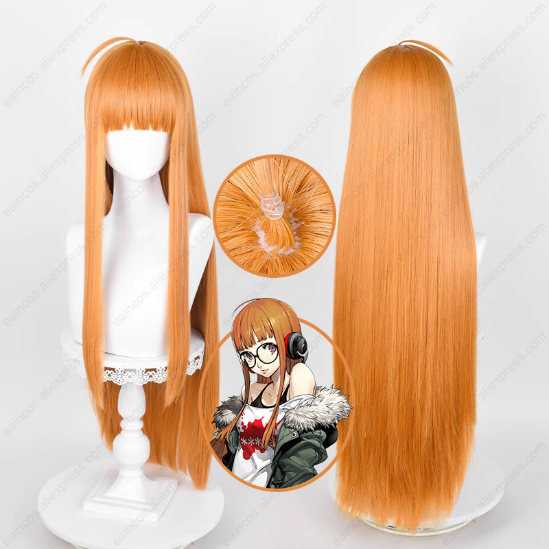 Anime Cosplay Orange Hair - Peluca de Cosplay de Anime Futaba