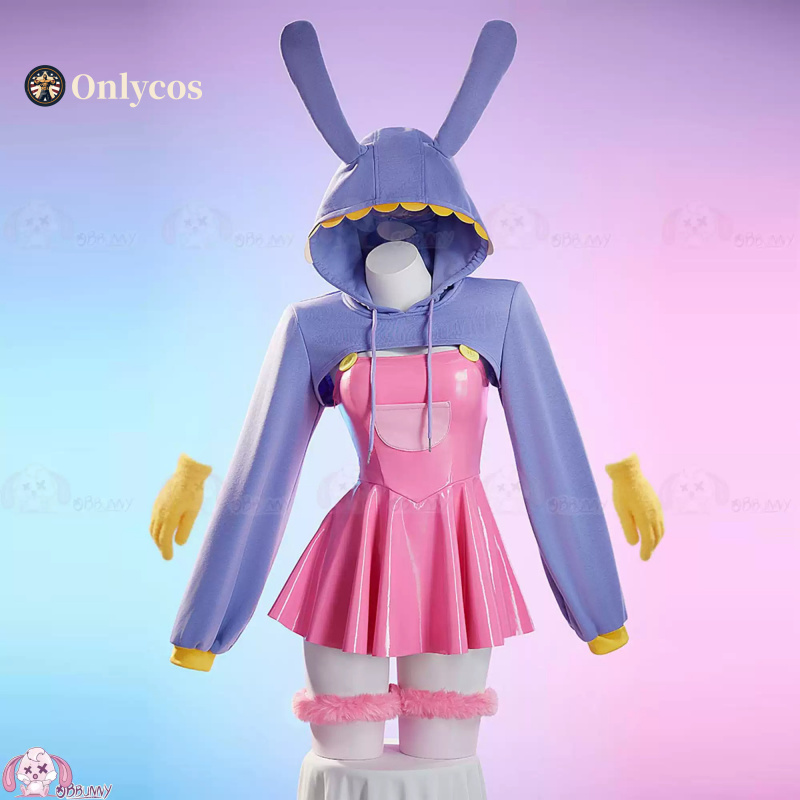 Anime Cosplay Dress For Women - Disfraz de Conejita de Circo Digital