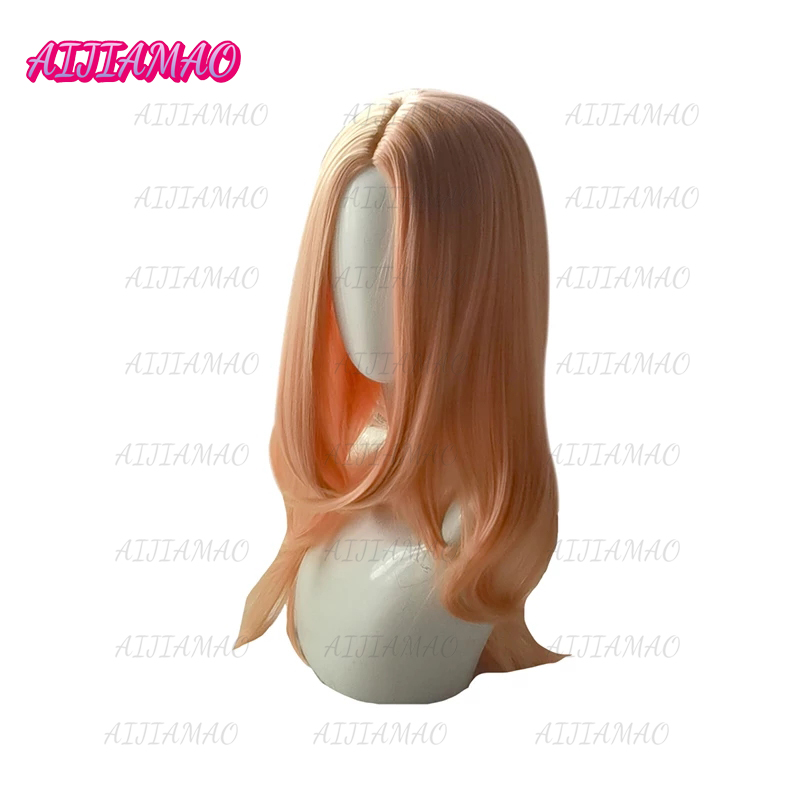 Anime Cosplay Orange Hair - Shiba Yuzuha-Peluca de Cosplay de Anime,