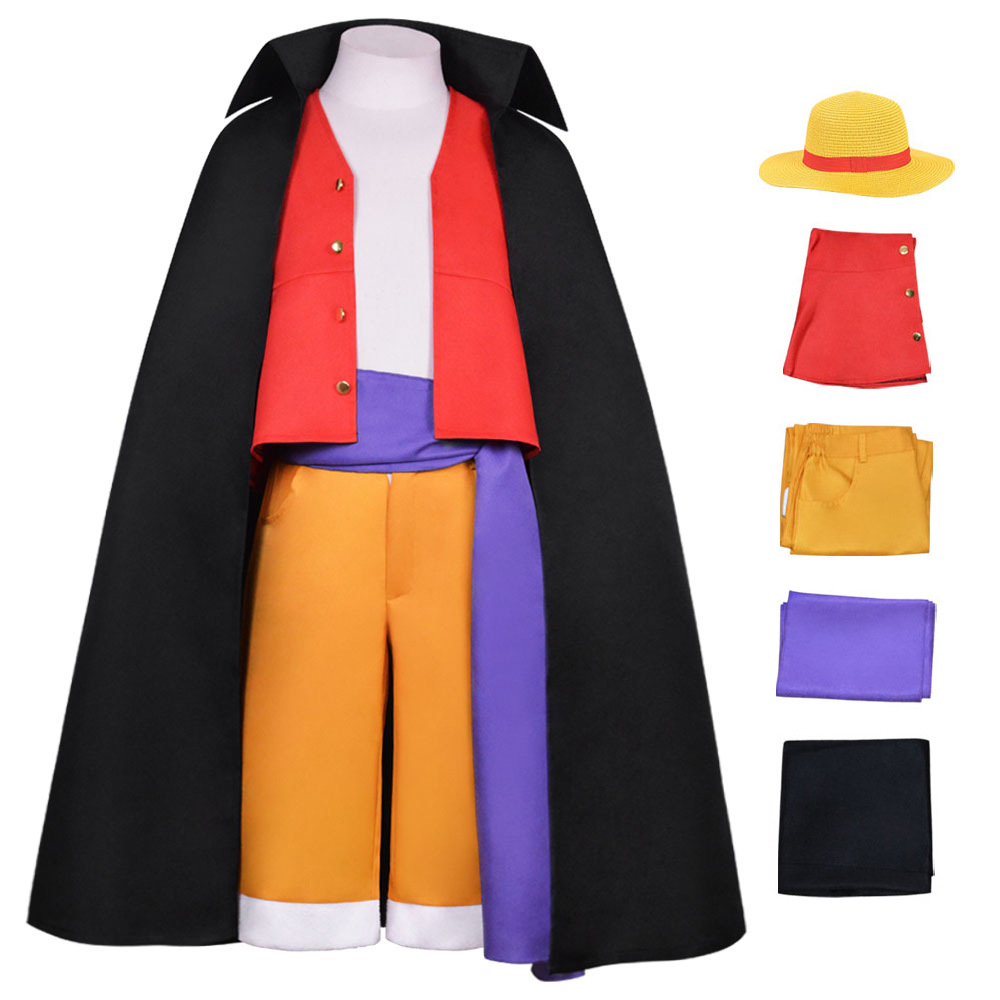 Anime Cosplay Luffy - Disfraz de Cosplay de Luffy Pirata