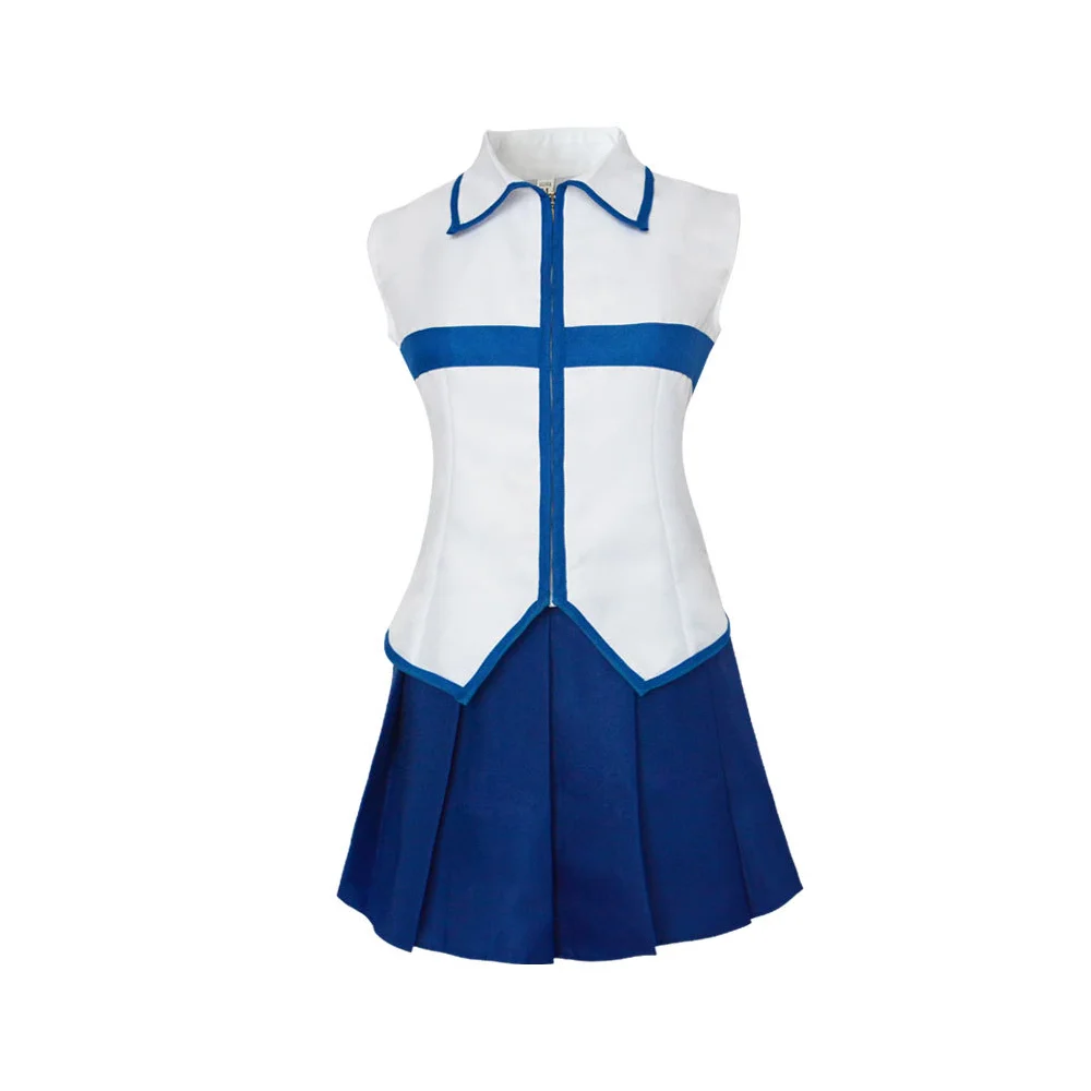 Anime Cosplay Expo 2025 - Fairy Tail-Top sin mangas azul y