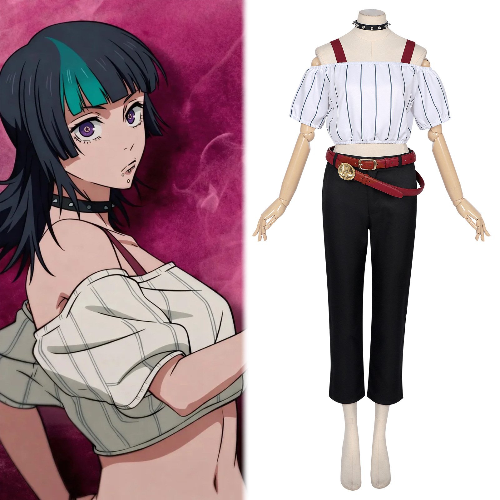 Cosplay Anime Jjk - Disfraz de Halloween estilo ejecución de