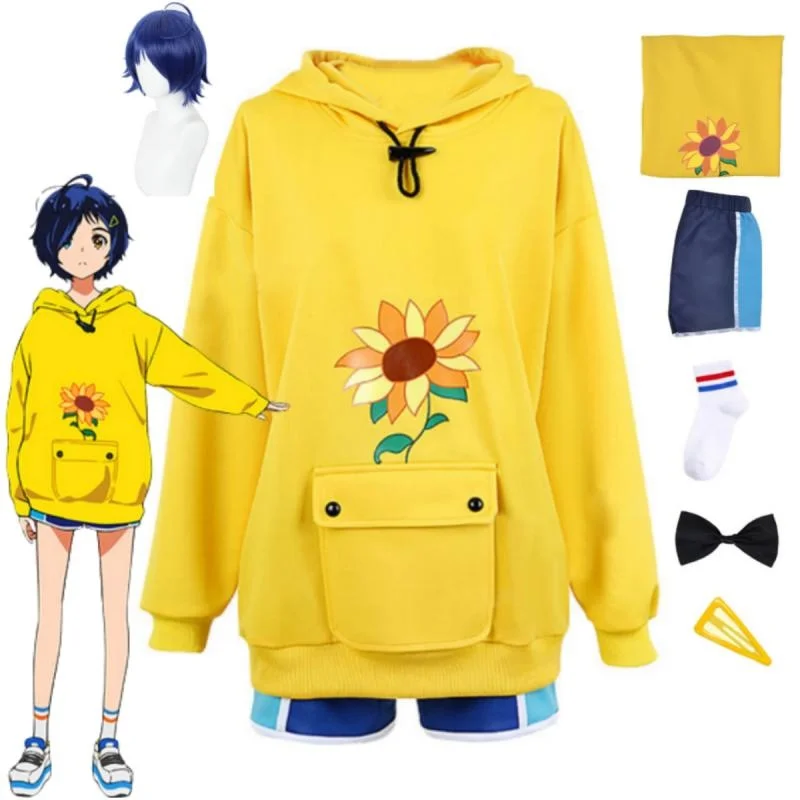 Anime Cosplay Ai - Sudadera con capucha de cosplay de