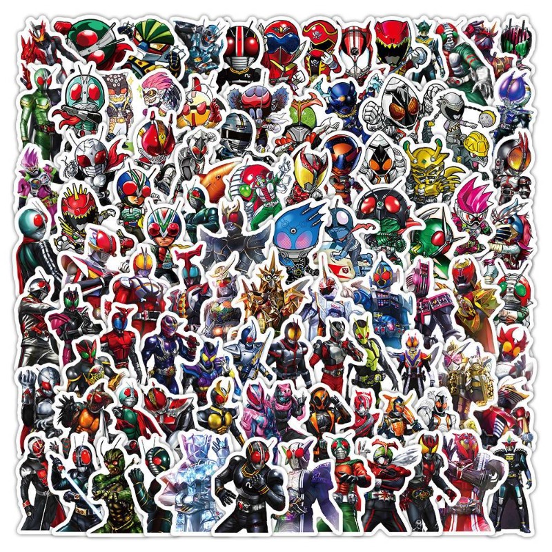 Anime Cosplay Diy - 103 Pegatinas de Kamen Rider, Estilo