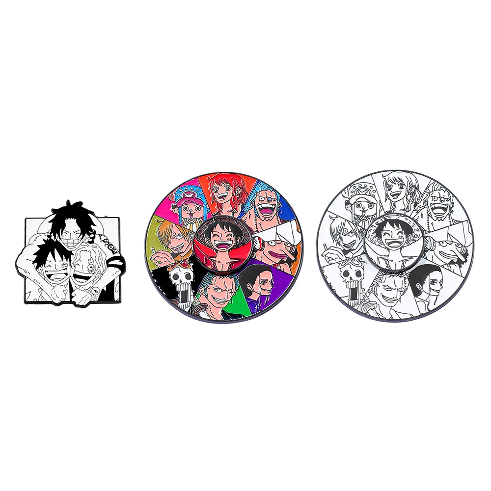 Anime Cosplay Luffy - 3 Broches de Anime One Piece,