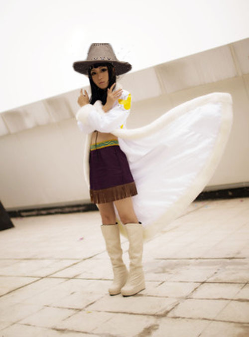 Disfraz de Nico Robin con somb - Anime Cosplay Nico Robin reseña y precio