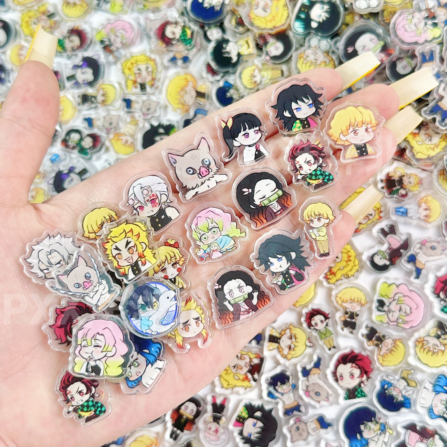 50/100 Piezas de Láminas Acríl - Anime Cosplay Diy reseña y precio