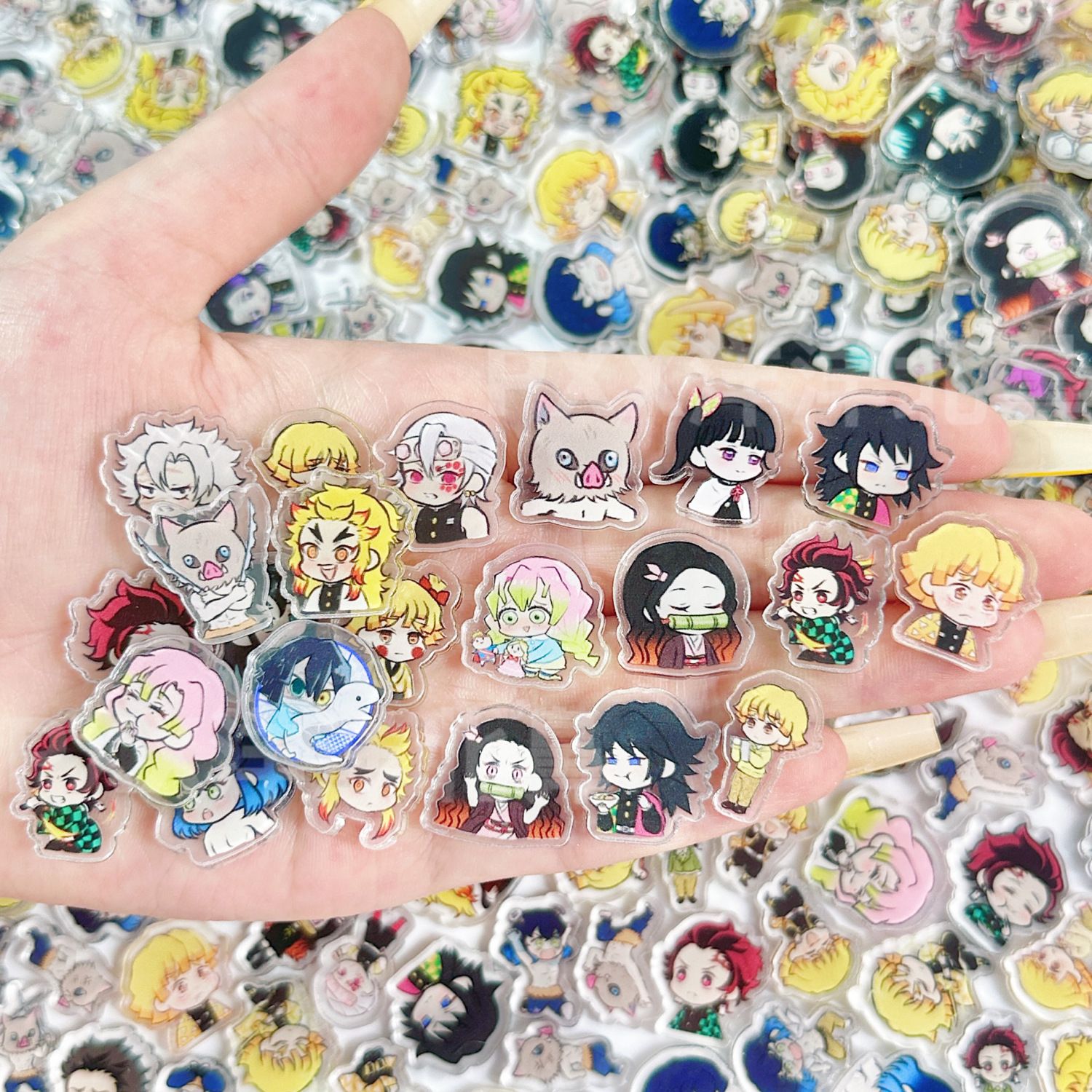50/100 Piezas de Láminas Acríl - Anime Cosplay Diy reseña y precio