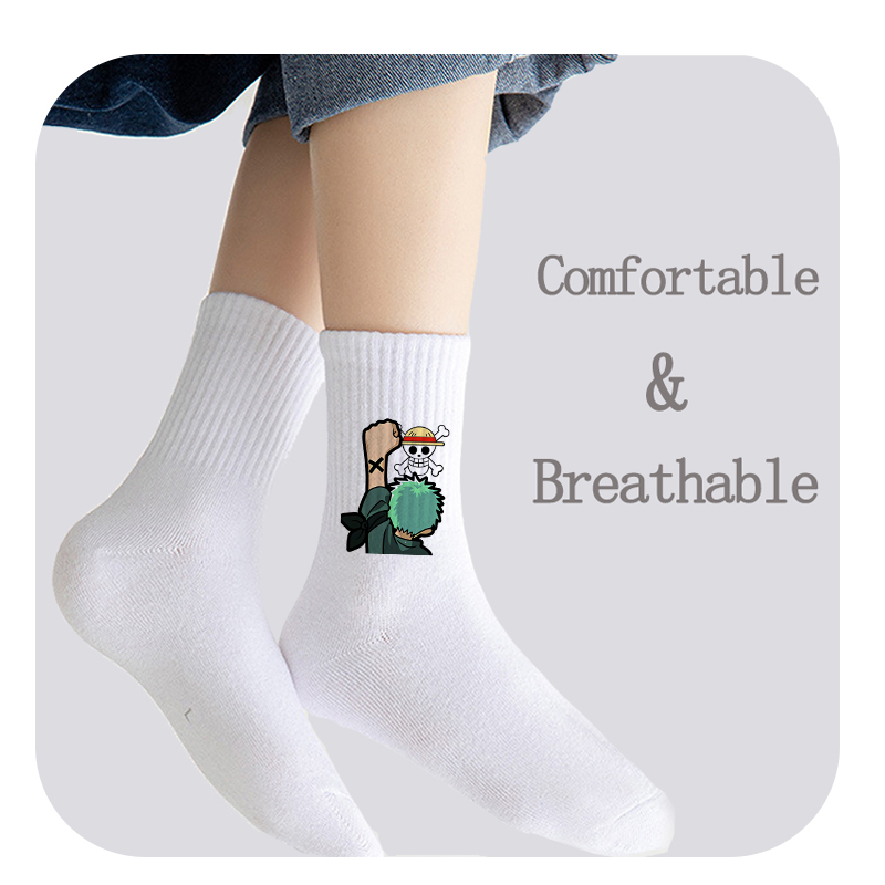 Calcetines largos deportivos d - Anime Cosplay Luffy reseña y precio