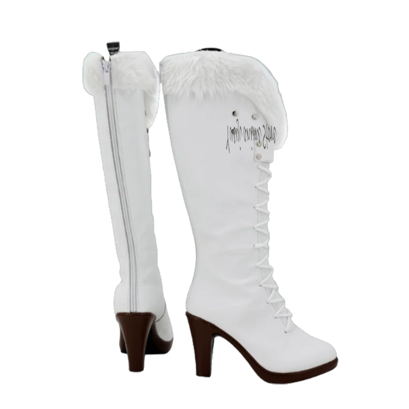 Botas largas blancas de Nico R - Anime Cosplay Nico Robin reseña y precio