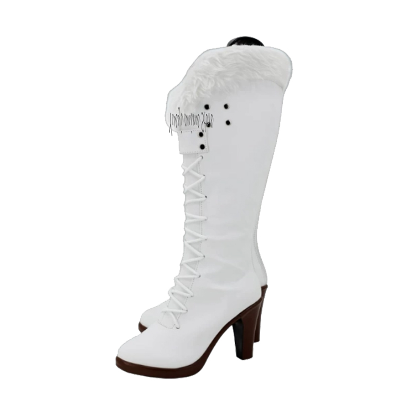 Botas largas blancas de Nico R - Anime Cosplay Nico Robin reseña y precio