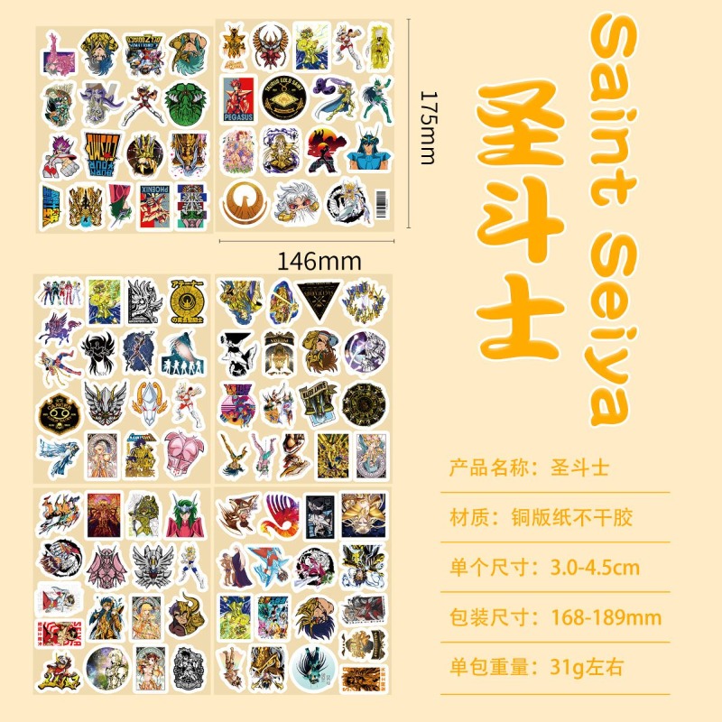 101 Pegatinas de Anime Saint S - Anime Cosplay Diy reseña y precio