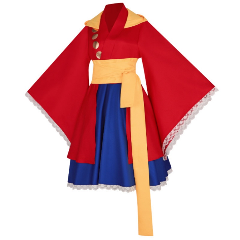 Disfraz de Cosplay de Luffy Lo - Anime Cosplay Luffy reseña y precio