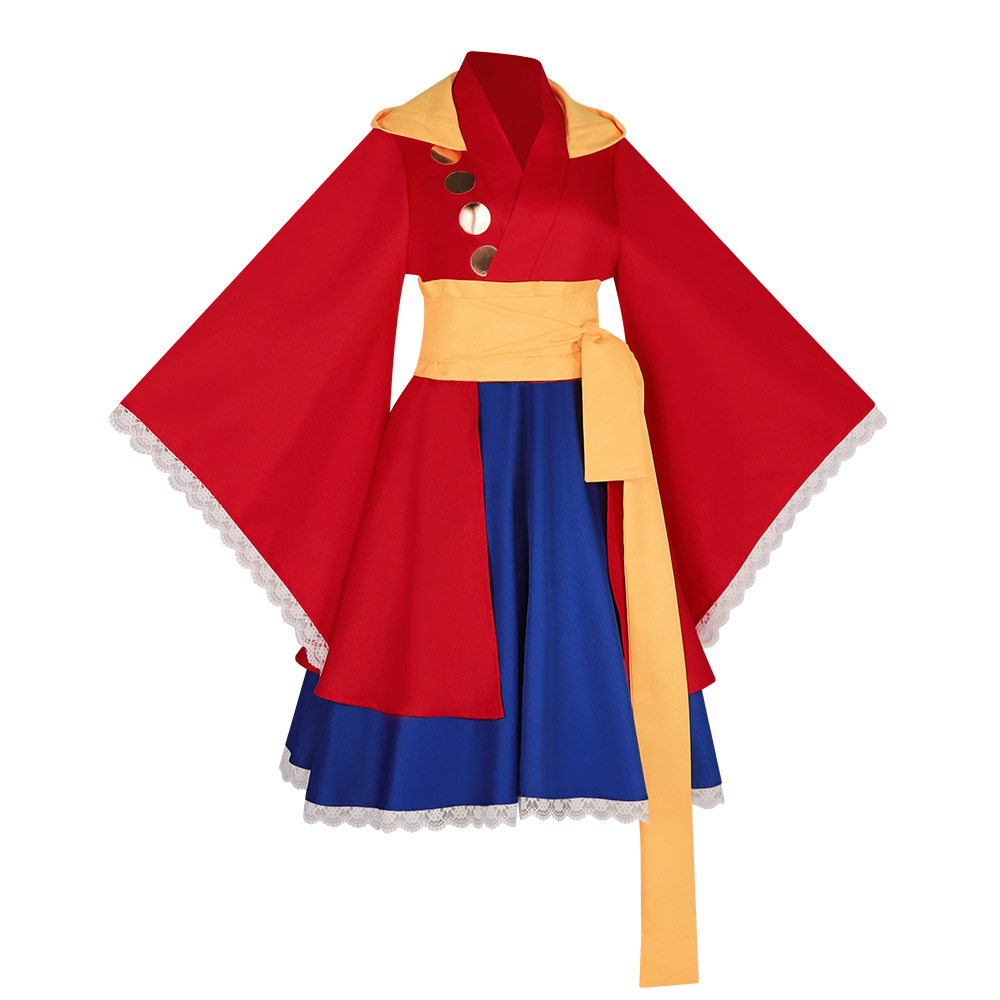 Disfraz de Cosplay de Luffy Lo - Anime Cosplay Luffy reseña y precio