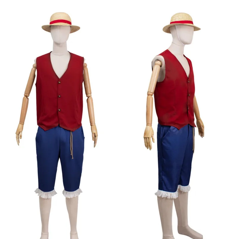 ▶ ❤ Disfraz de Cosplay de Luff - Anime Cosplay Luffy reseña y precio