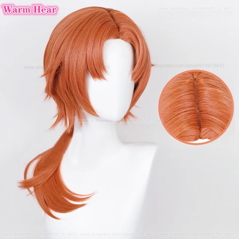 Anime ES Ensemble Star Tsukina - Anime Cosplay Orange Hair reseña y precio