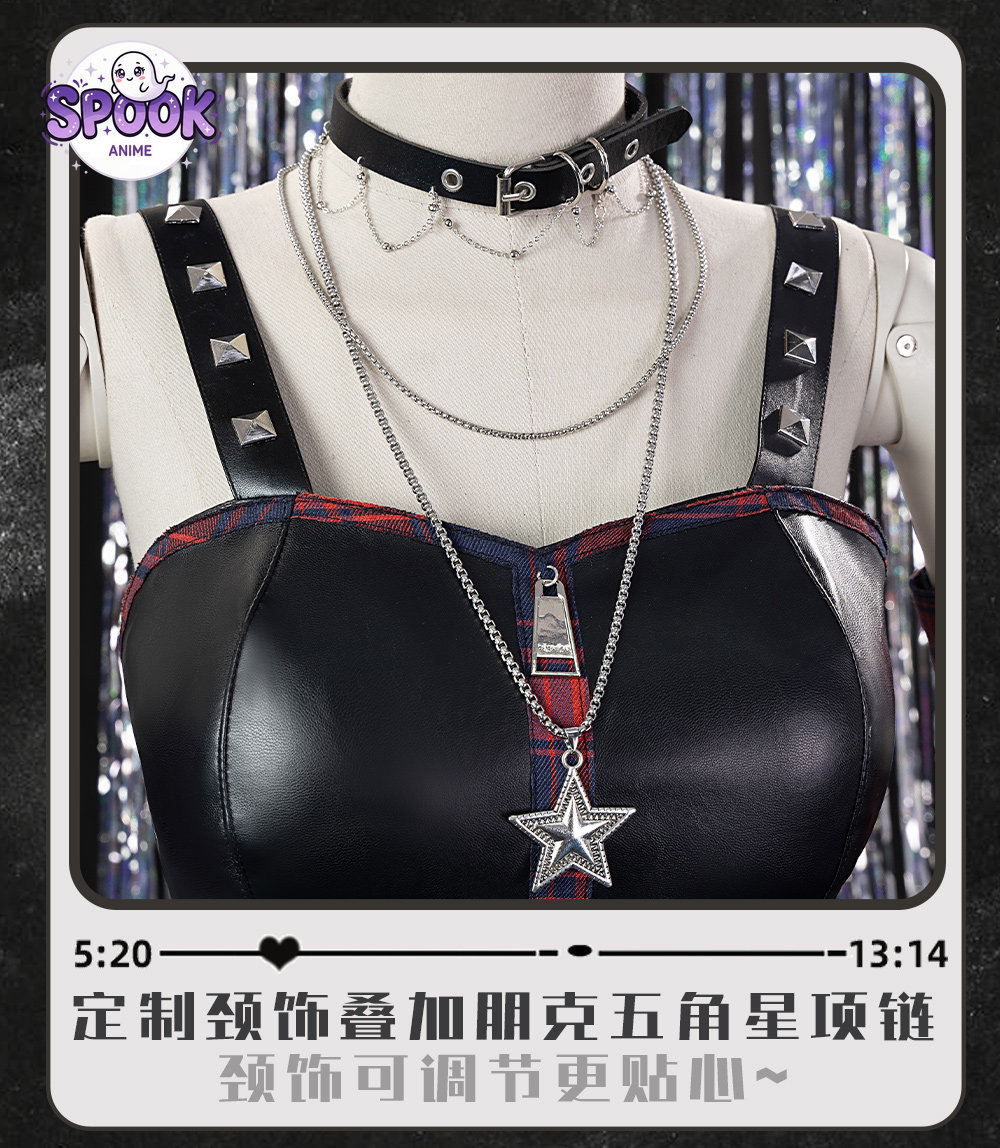 Falda a cuadros Harajuku, conj - Anime Cosplay Shop reseña y precio