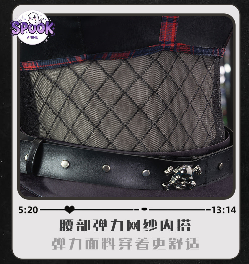 Falda a cuadros Harajuku, conj - Anime Cosplay Shop reseña y precio