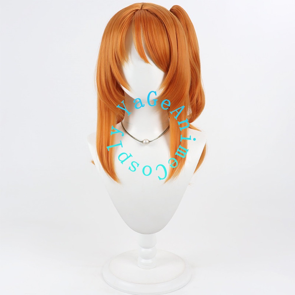 Peluca de Cosplay de Aikatsu A - Anime Cosplay Orange Hair reseña y precio