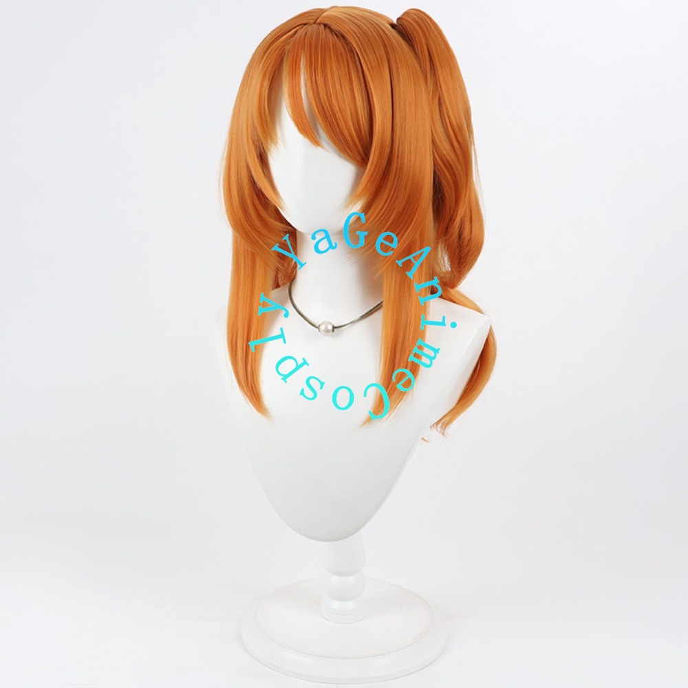Peluca de Cosplay de Aikatsu A - Anime Cosplay Orange Hair reseña y precio