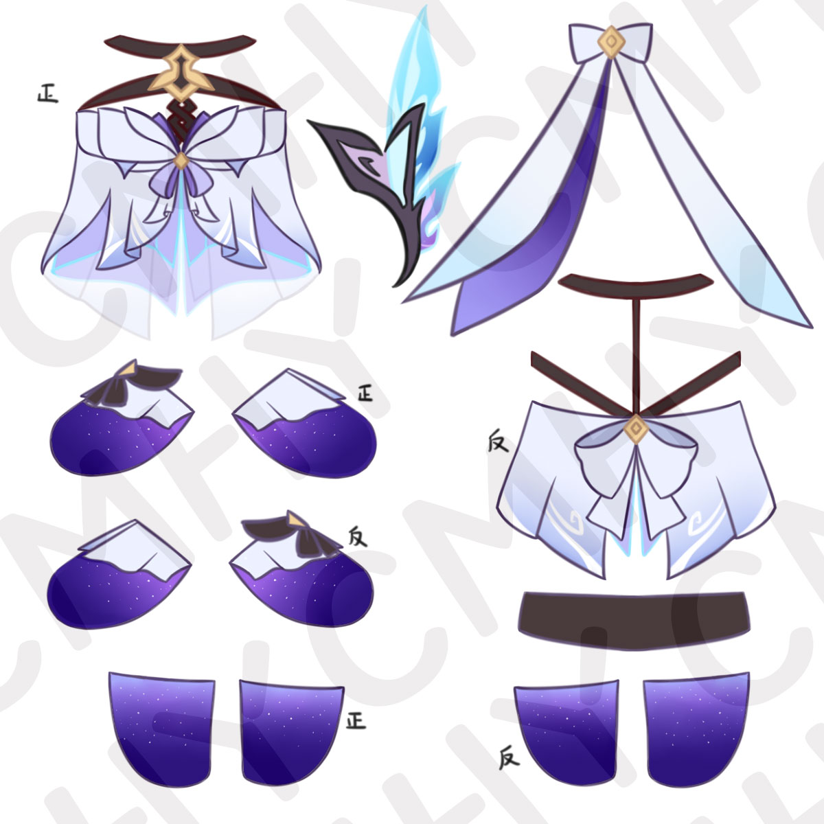 Juego Genshin Impact Skirk gat - Anime Cosplay Dress For Women reseña y precio