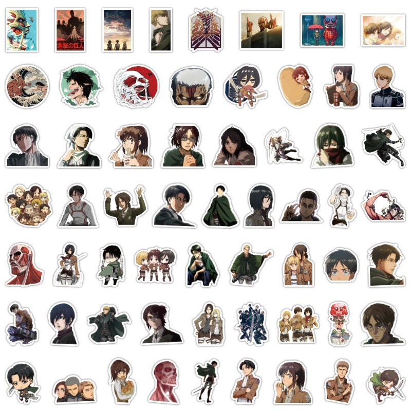 60 pegatinas de anime de Attac - Anime Cosplay Diy reseña y precio