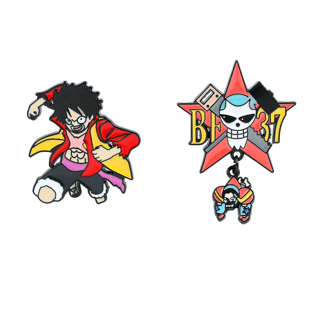 2 Broches Creativos de Anime,  - Anime Cosplay Luffy reseña y precio
