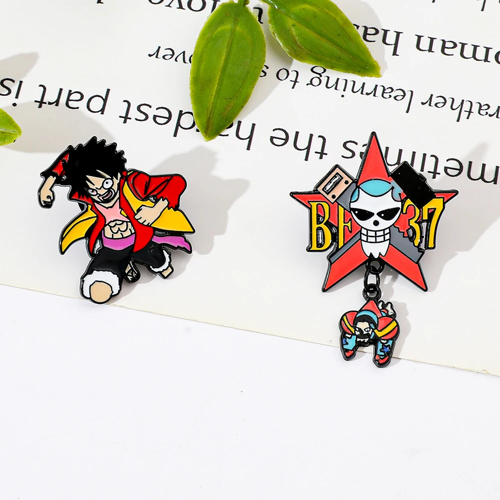 2 Broches Creativos de Anime,  - Anime Cosplay Luffy reseña y precio