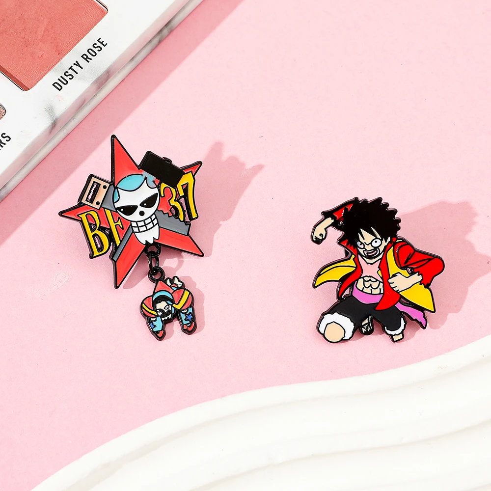 2 Broches Creativos de Anime,  - Anime Cosplay Luffy reseña y precio