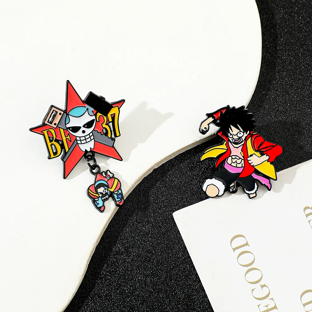 2 Broches Creativos de Anime,  - Anime Cosplay Luffy reseña y precio