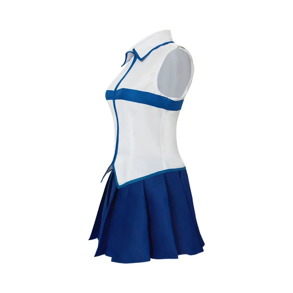 Fairy Tail-Top sin mangas azul - Anime Cosplay Expo 2025 reseña y precio