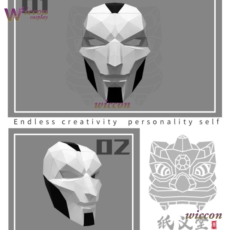 Hemera Khada Jhin Oni máscara  - Anime Cosplay Diy reseña y precio