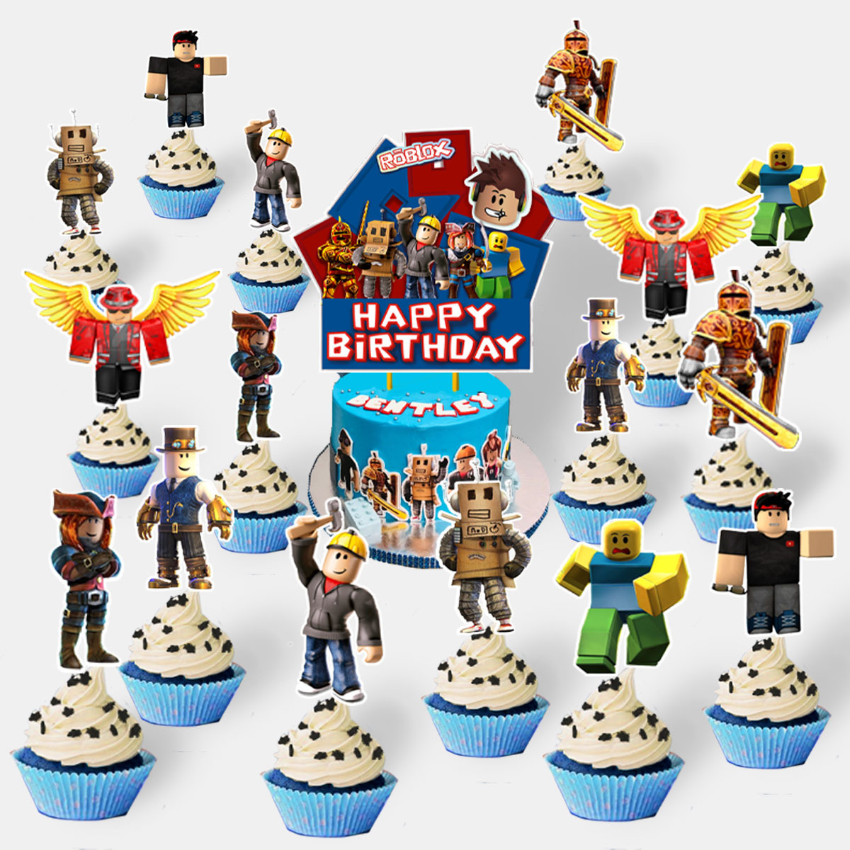 Globos de Robot, Decoración pa - Anime Cosplay Roblox reseña y precio