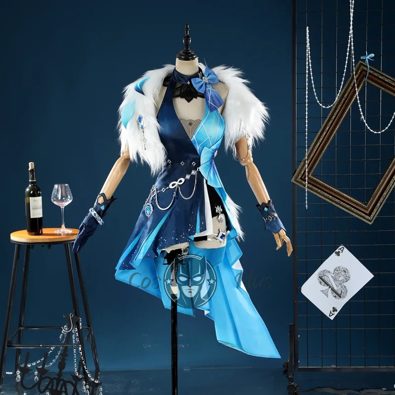 Genshin-Disfraz de Yelan de im - Anime Cosplay Dress For Women reseña y precio