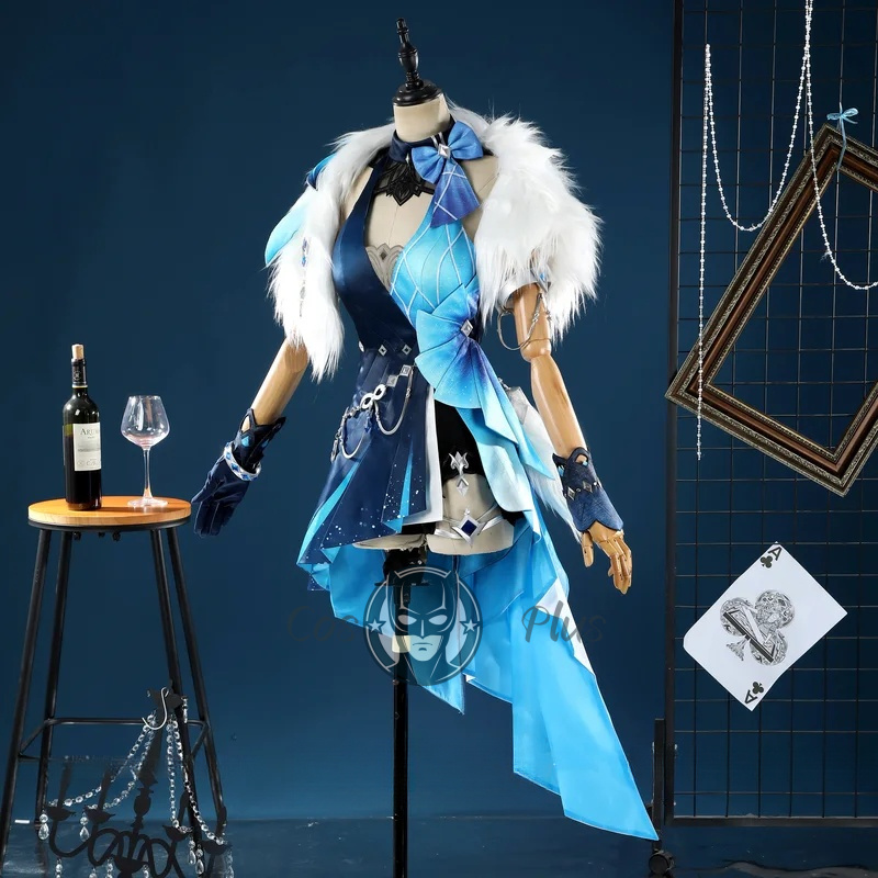 Genshin-Disfraz de Yelan de im - Anime Cosplay Dress For Women reseña y precio