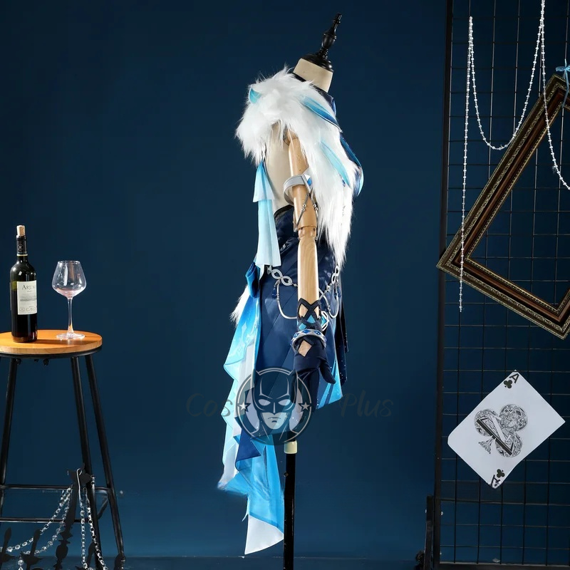 Genshin-Disfraz de Yelan de im - Anime Cosplay Dress For Women reseña y precio