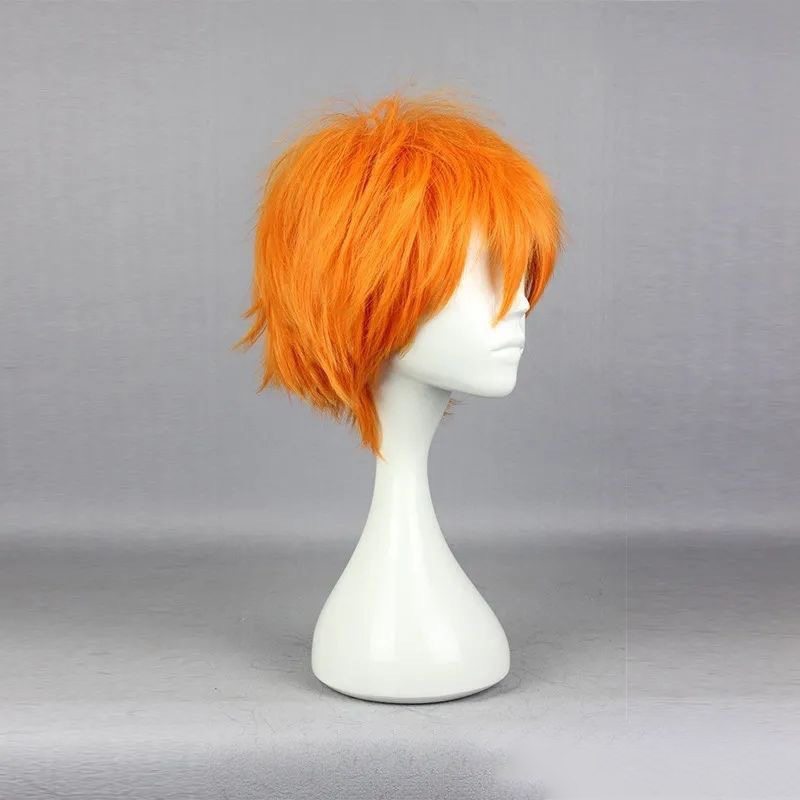 Anime Haikyu!! Peluca de Cospl - Anime Cosplay Orange Hair reseña y precio