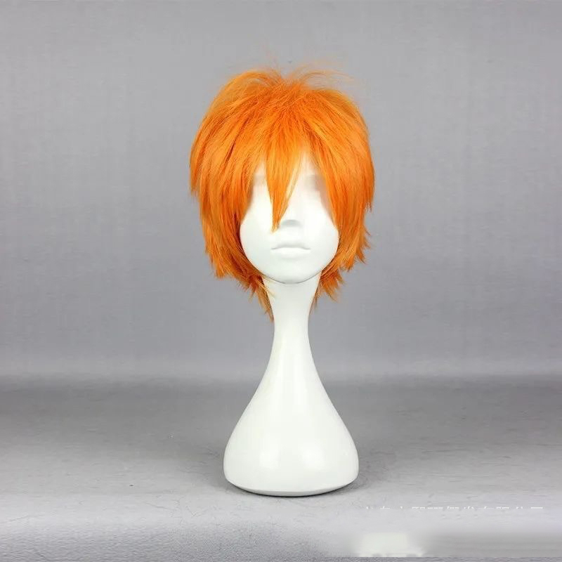 Anime Haikyu!! Peluca de Cospl - Anime Cosplay Orange Hair reseña y precio