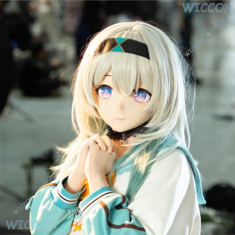 Kigurumi-mascarilla facial fem - Anime Cosplay Diy reseña y precio