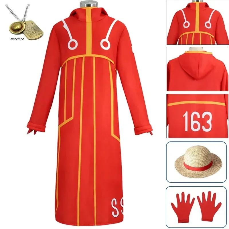 Nuevo Disfraz de Monkey D. Luf - Anime Cosplay Luffy reseña y precio